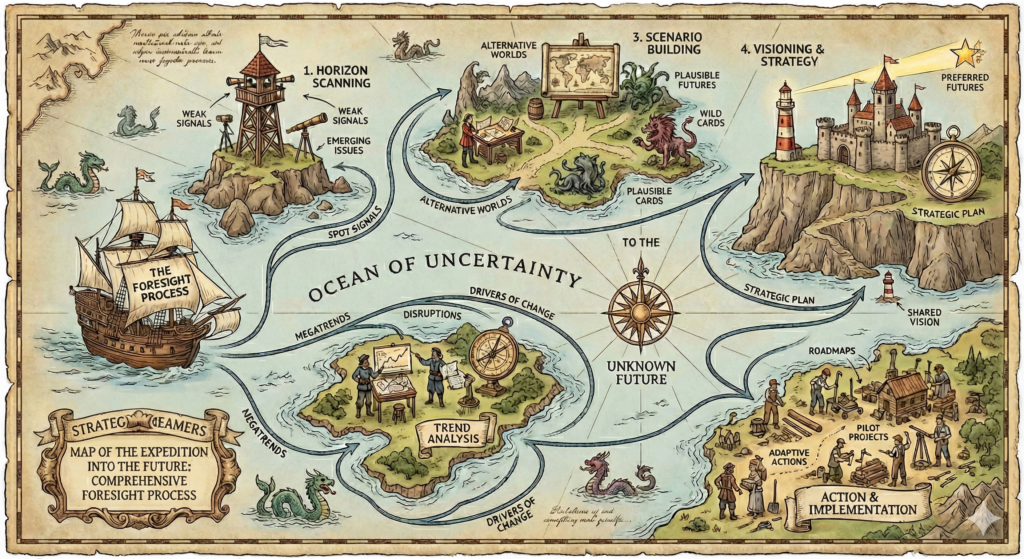 Strategic Dreamers Strategic Foresight Expedition Map